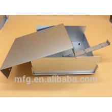 Sección de aluminio caja de distribución impermeable del metal / caso de aluminio de la oxidación